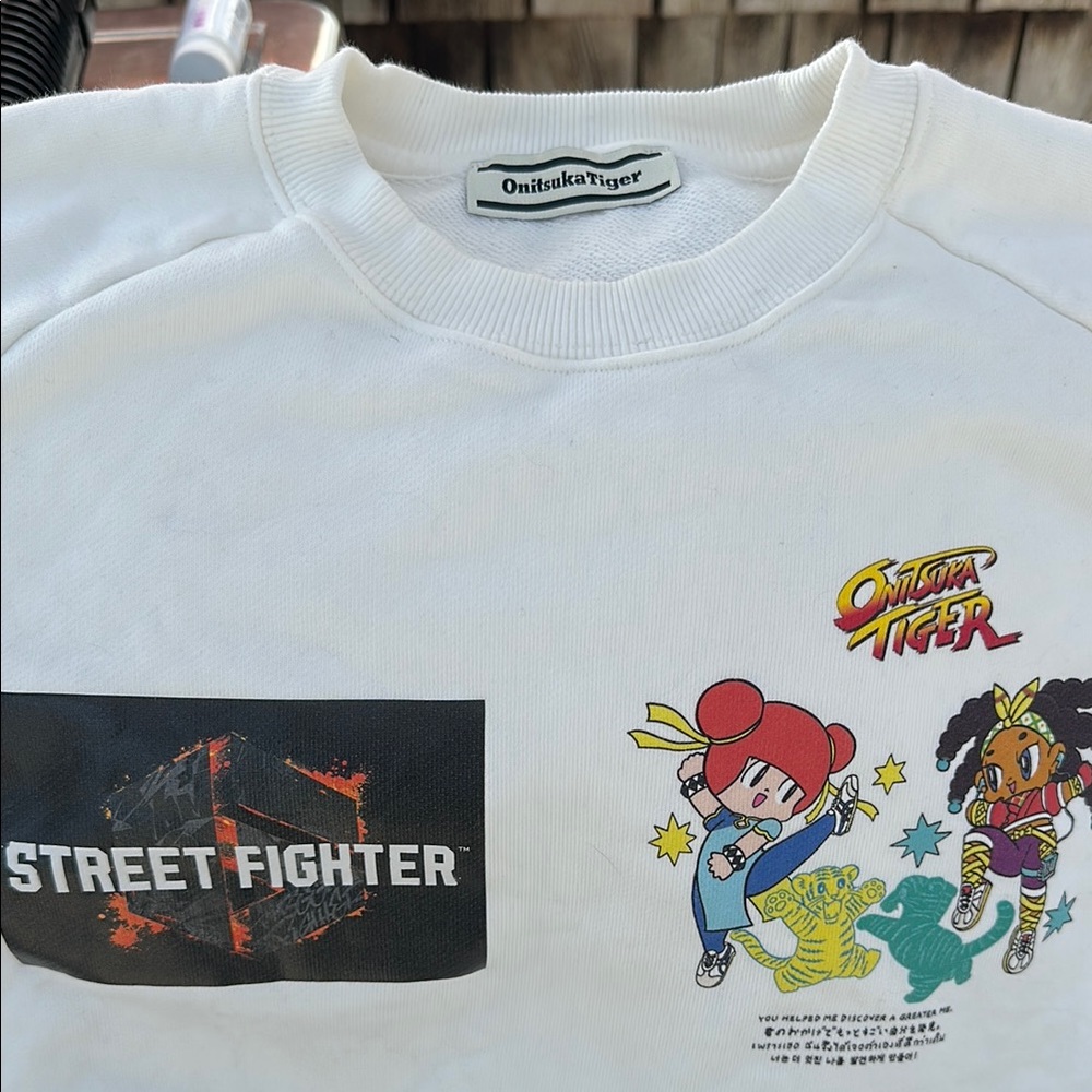 Onitsuka Tiger X Street Fighter 6 crewneck sweatshirt